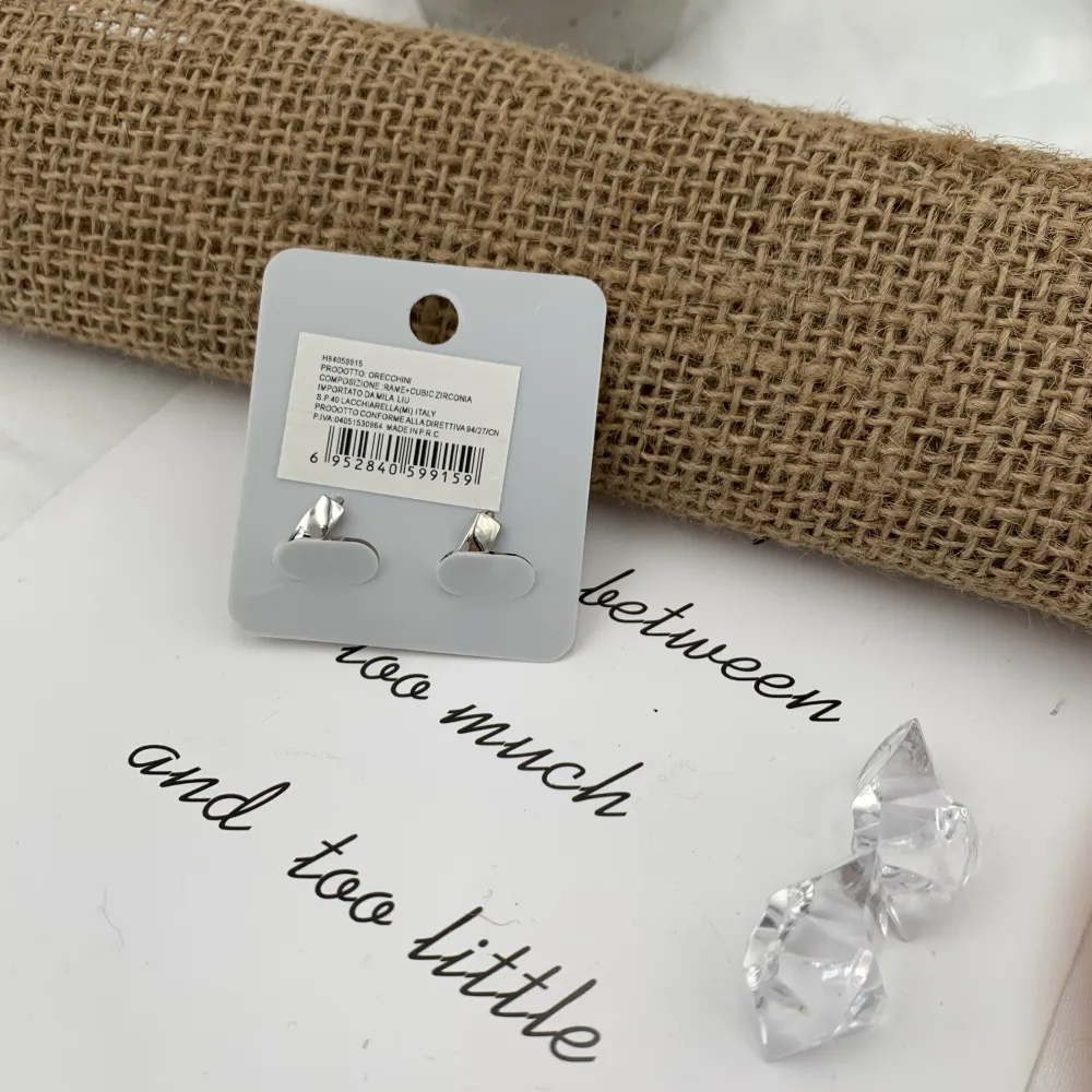 Cerchio con Infinito-Orecchini con Zirconia - OMZ-XP9159