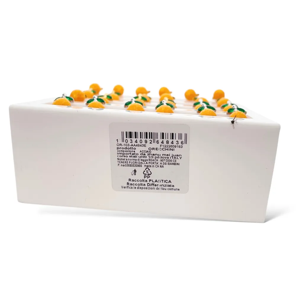 Limone-12Paia Orecchini in Acciaio - OPA-103-AA4843E