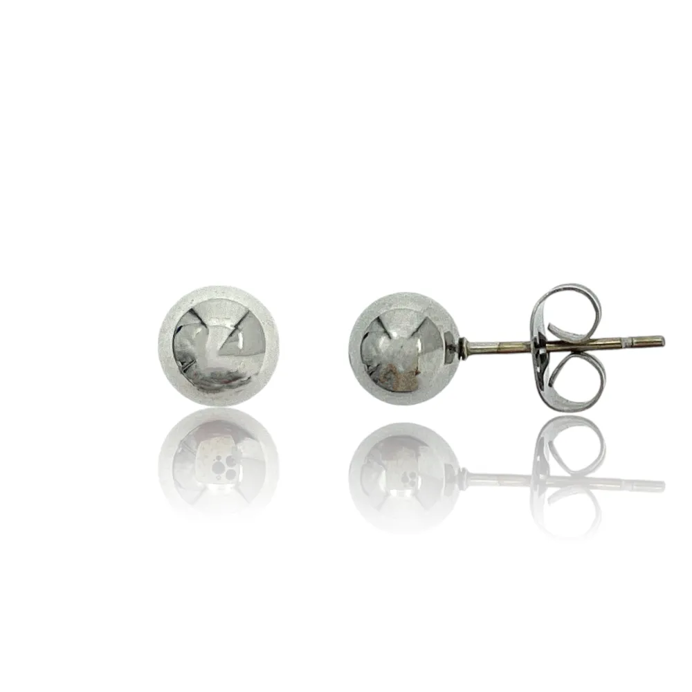 Pallina Scalare -36Paia Orecchini in Acciaio - OPA-107-184-140 Pallina Scalare