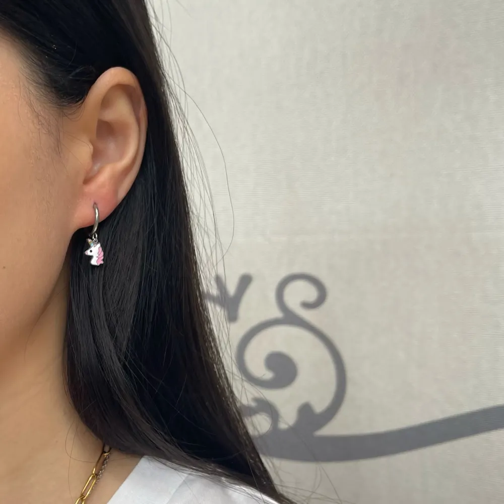 Soggetti Mix Pendenti-12 Paia Orecchini in Acciaio - OPA-413-1025