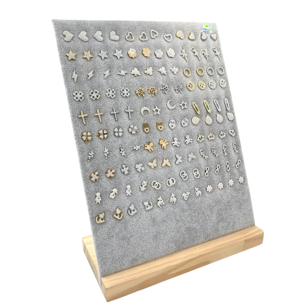 Orecchini a lobo Soggetti Mix-60 Paia Orecchini in Acciaio - OPA-413-966