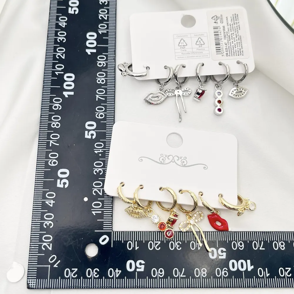 Bocca Fiocco-Set 6pz Orecchini - OPM-520-L47