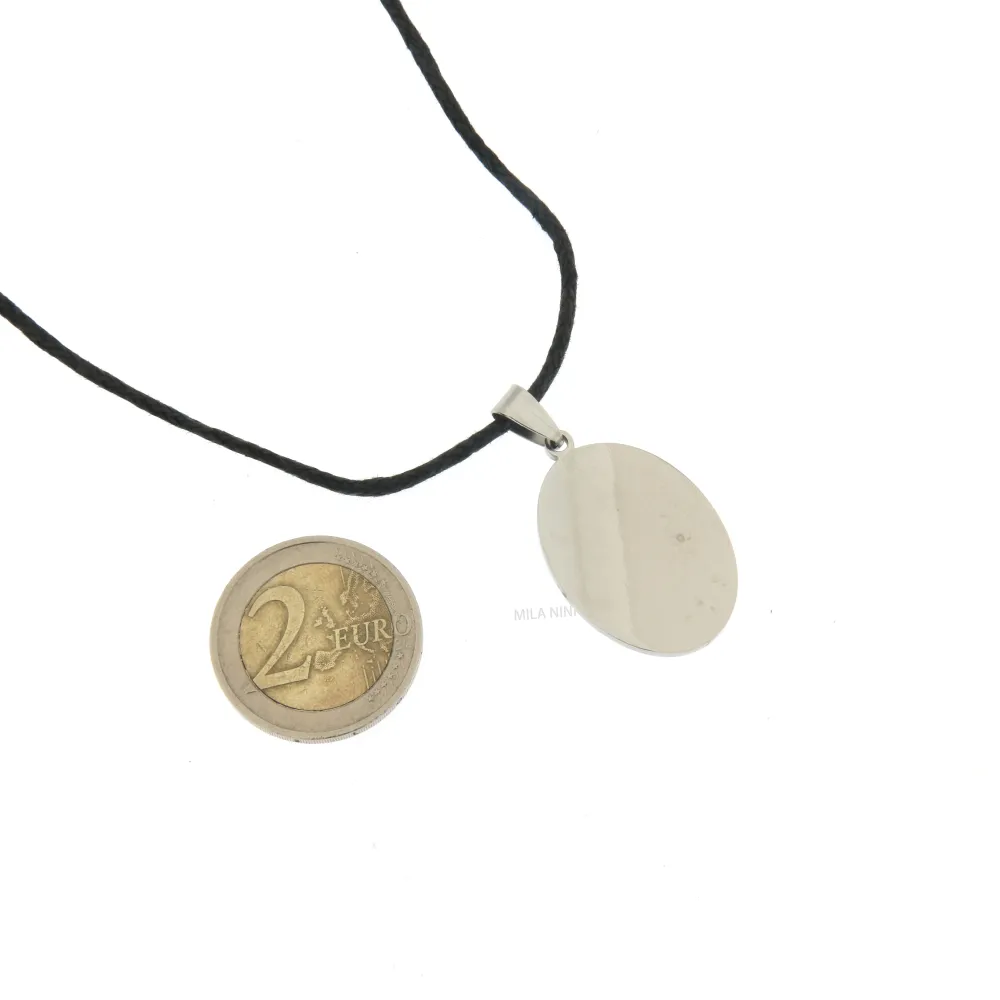 Ovale Liscio - Collana Corta Unisex - Ovale Liscio - Collana Corta Unisex