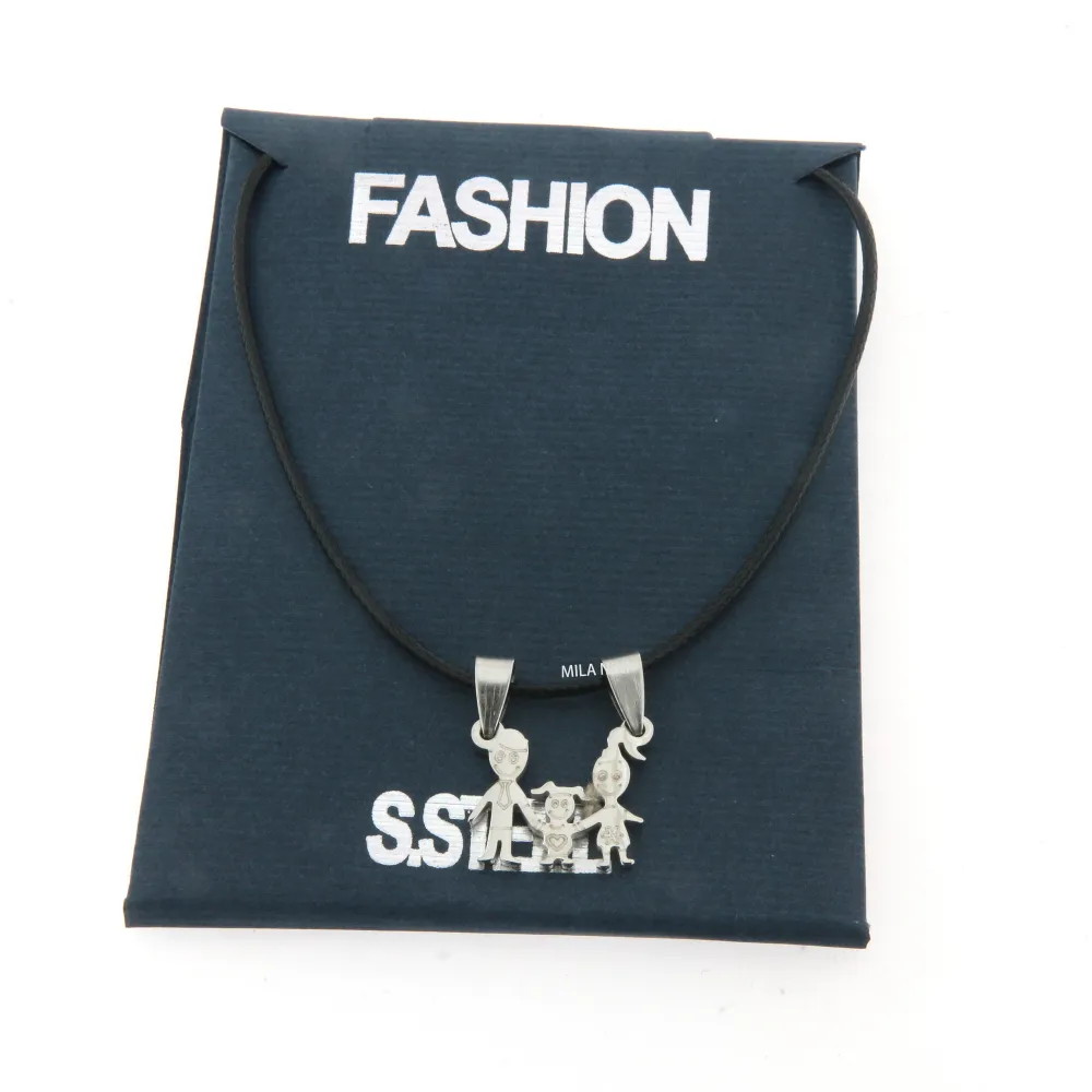 Papà mamma e figlia - Collana Corta Unisex - Papà mamma e figlia - Collana Corta Unisex