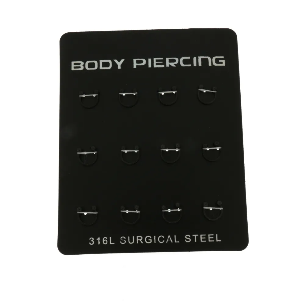 Circular barbell 10 mm 4002 - in Acciaio - PCA4002-Circular barbell 10 mm- in Acciaio