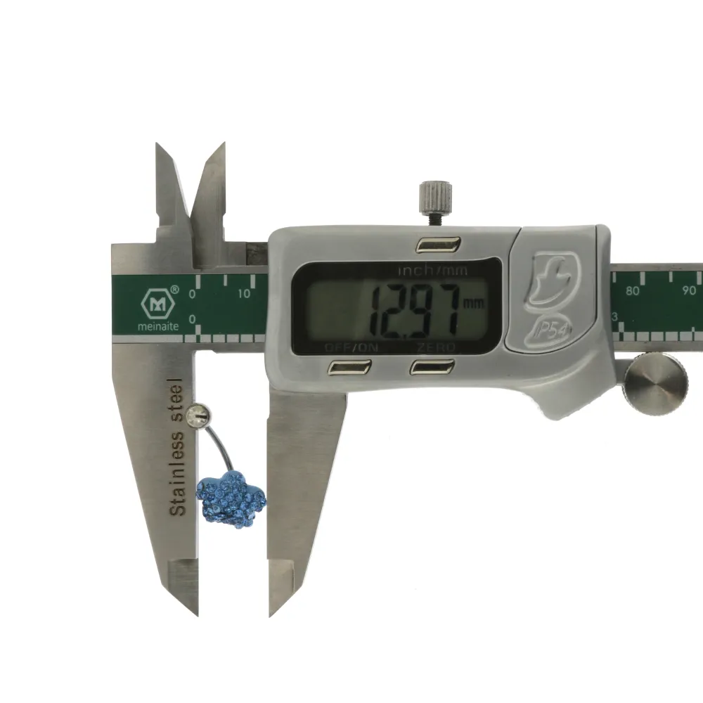 Alla Banana con Fiore Strass  4032 - in Acciaio - PCA4032-Alla Banana con Fiore Strass- in Acciaio