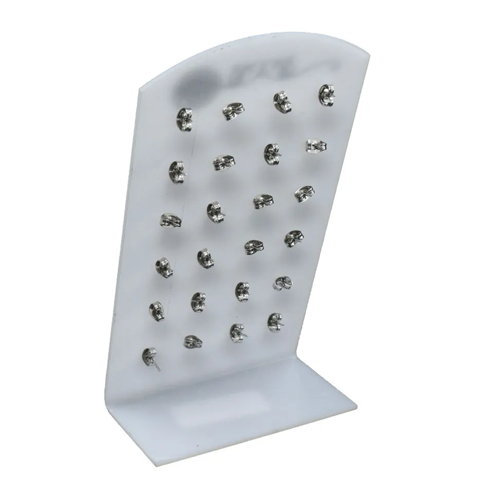 Orecchini a lobo in acciaio (Conf. da 12 paia) - Perla Conchiglia 8 mm - Orecchini(Conf. da 12 paia)