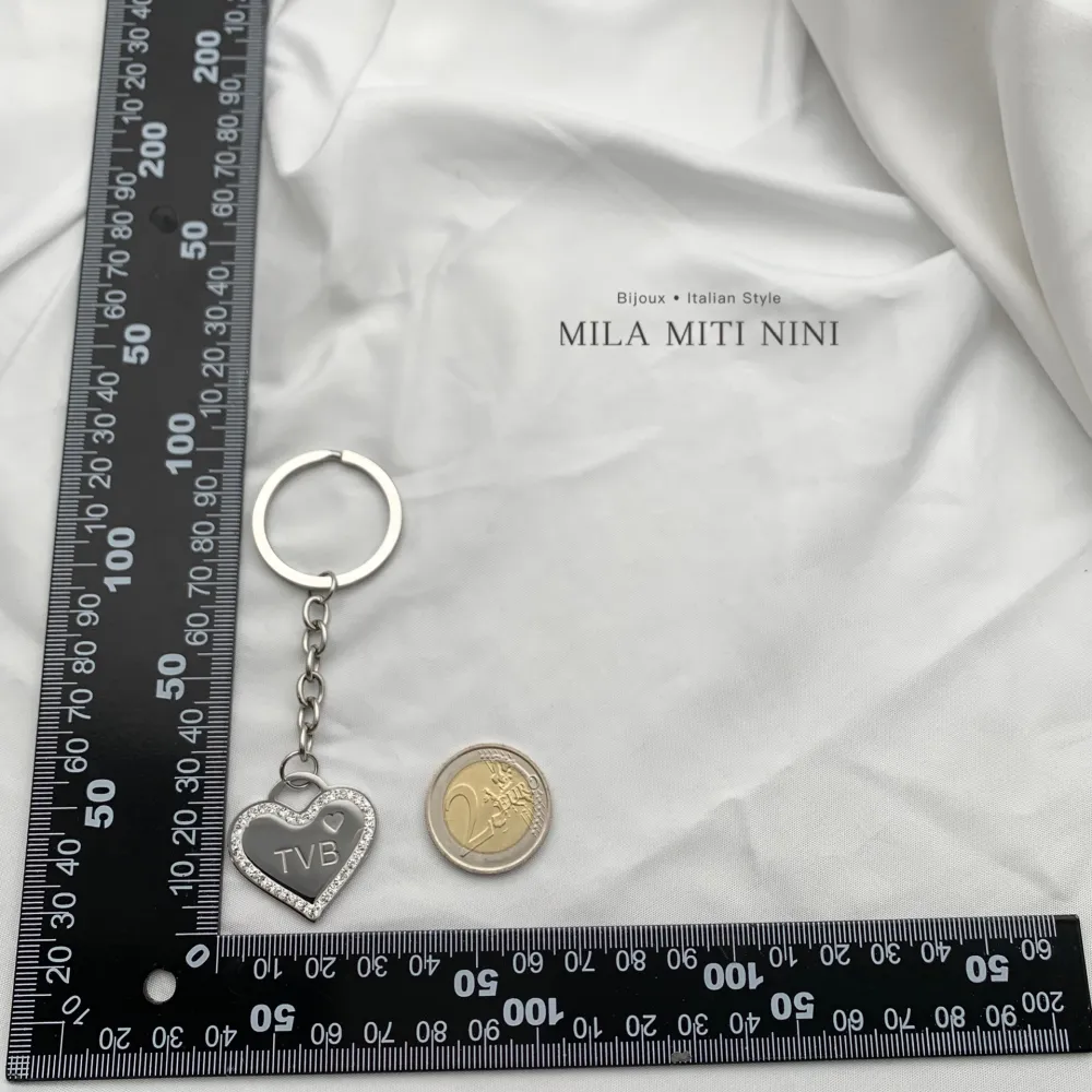 100% Amica - Portachiave in Acciaio - PKA-413-110