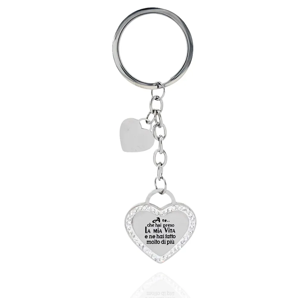 A te che hai preso la mia vita- Portachiavi in Acciaio - PKA-413-121
