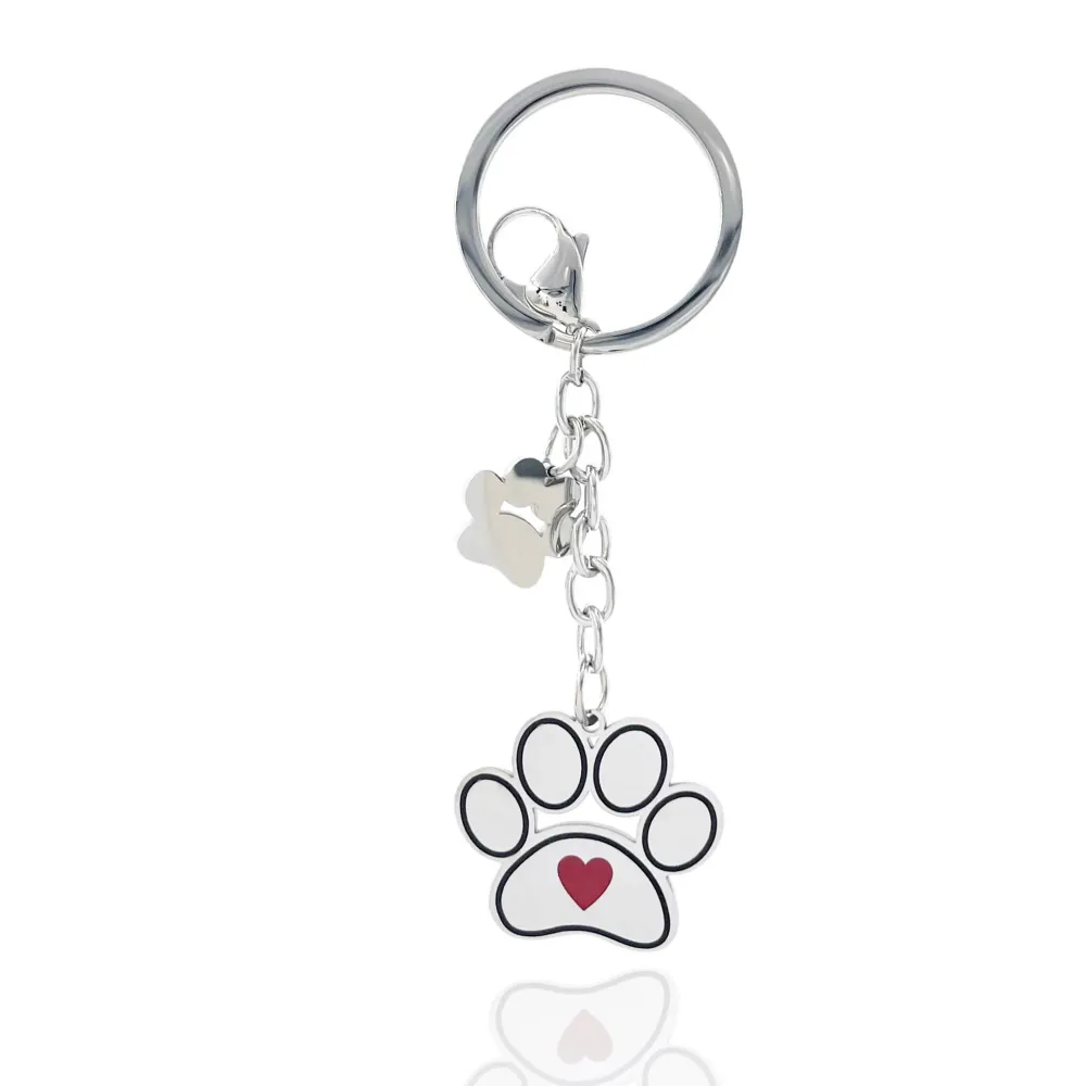 Zampa - Portachiavi in Acciaio - PKA-413-95a