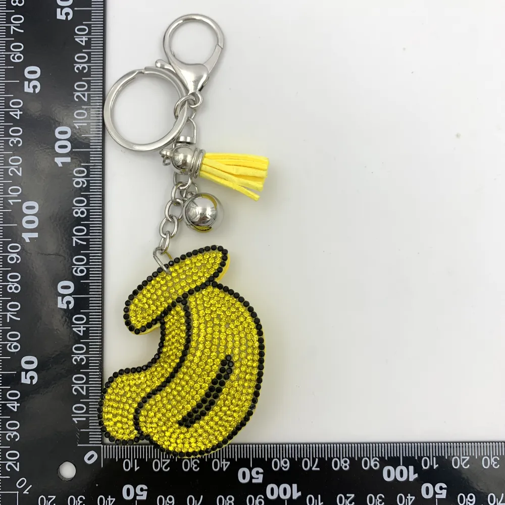 PKS7107-Banana- Portachiave in Similpelle - PKS7107-Banana- Portachiave in Similpelle