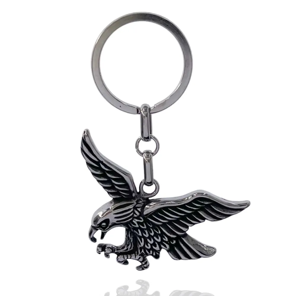 Aquila-Portachiavi da Uomo in Acciaio - PKU-432-78