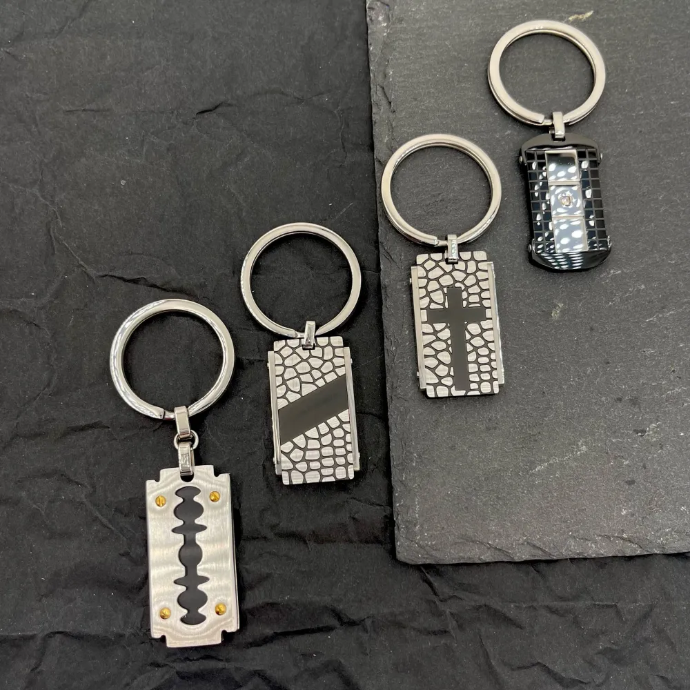 Croce-Portachiavi da Uomo in Acciaio - PKU-600-H285