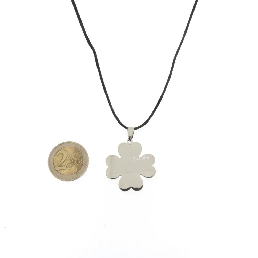 Quadrifoglio - Collana Corta Unisex - Quadrifoglio - Collana Corta Unisex