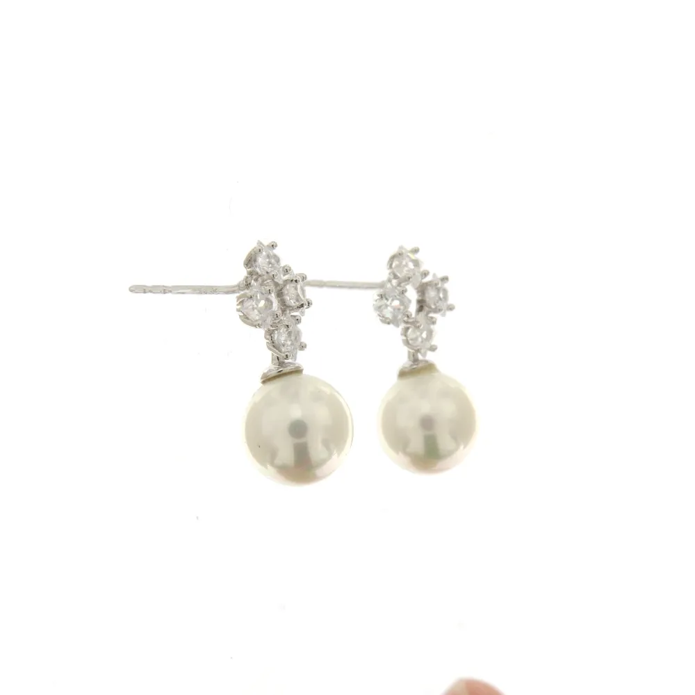 Quadrifoglio Perla 3014 - Orecchini a lobo - Quadrifoglio Perla 3014 - Orecchini a lobo