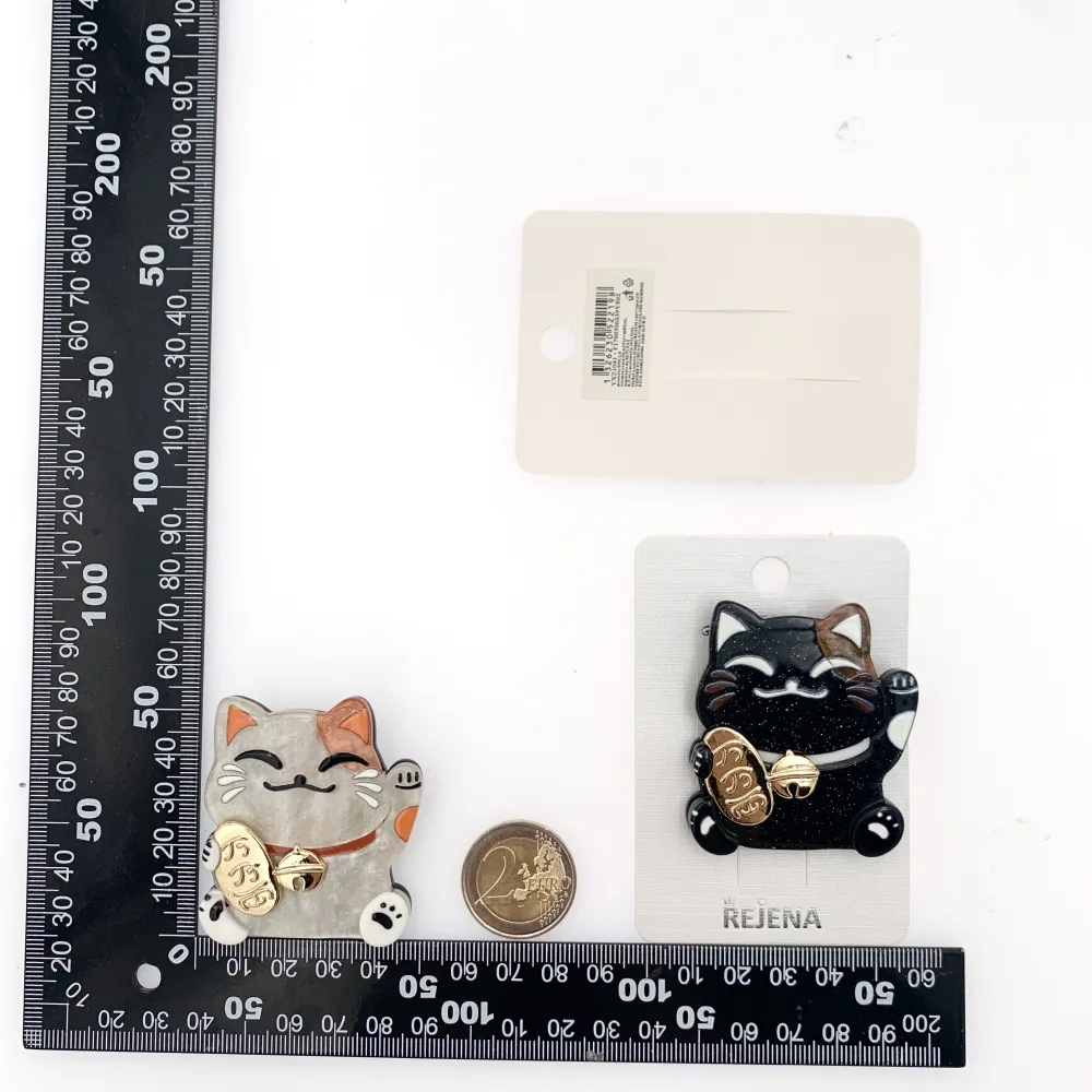 Gatto Fortunato-Spilla Moda in Resina - SPM-1041