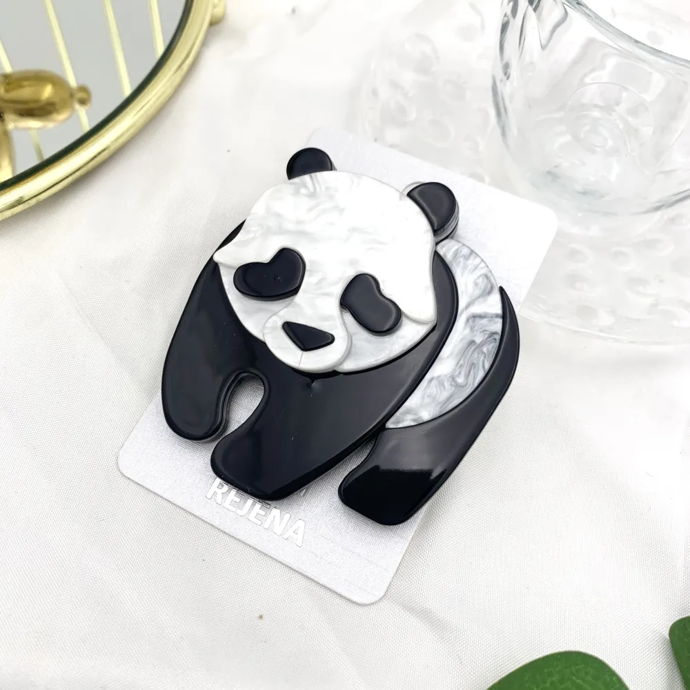 Panda-Spilla Moda in Resina - SPM-121-0091