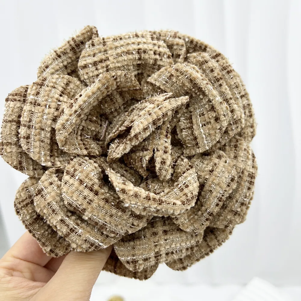 Fiore Grande-12pz Spille in Tessuto - SPM-143-20