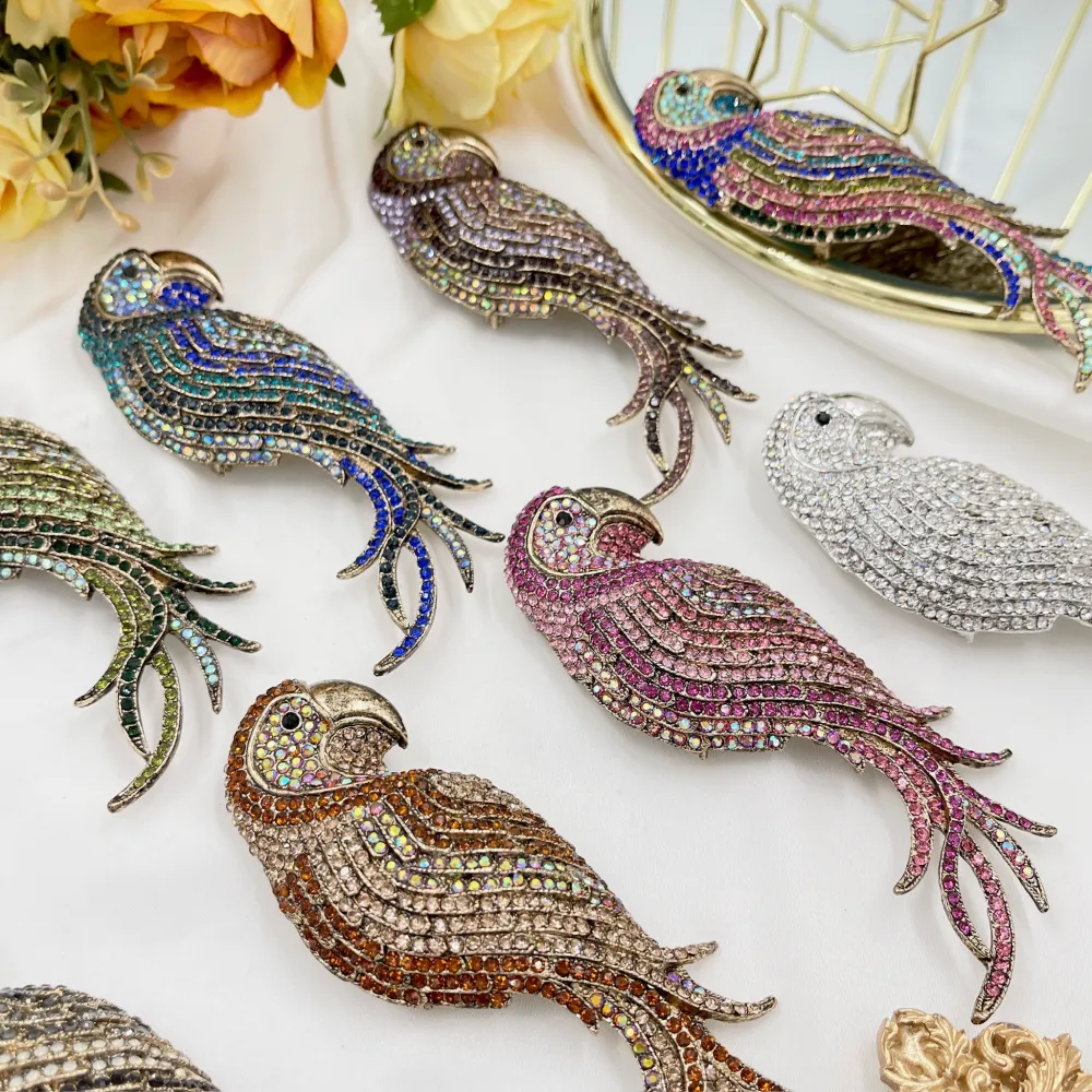 pappagallo Grande-Spilla Media in Metallo - SPM-312-337