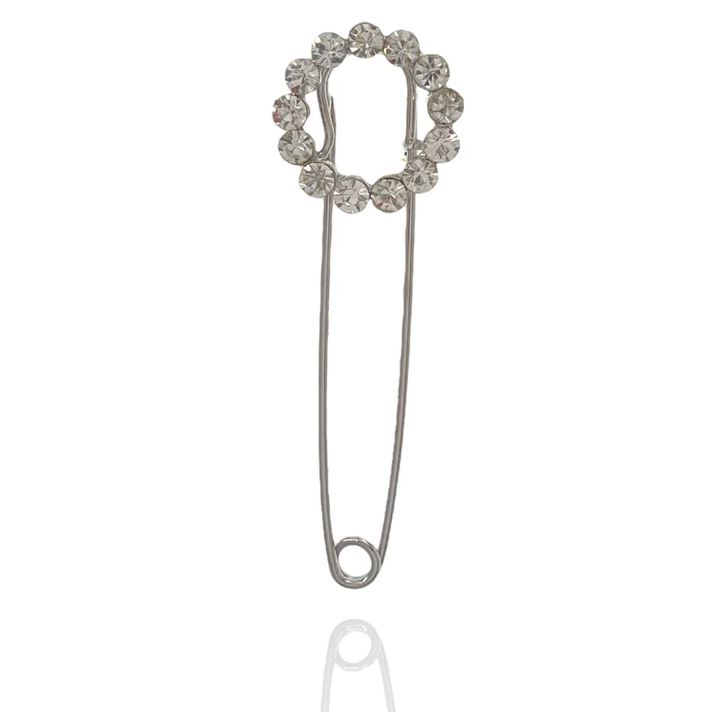 Cerchio con Strass-Spilla da Balia in Metallo - SPM-312-359