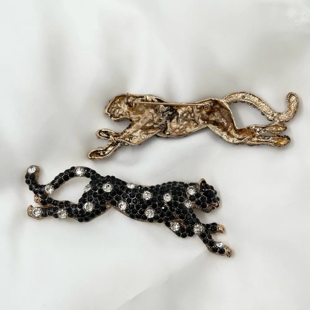 Pantera Media-Spilla Grossa in Metallo - SPM-321-180 Pantera