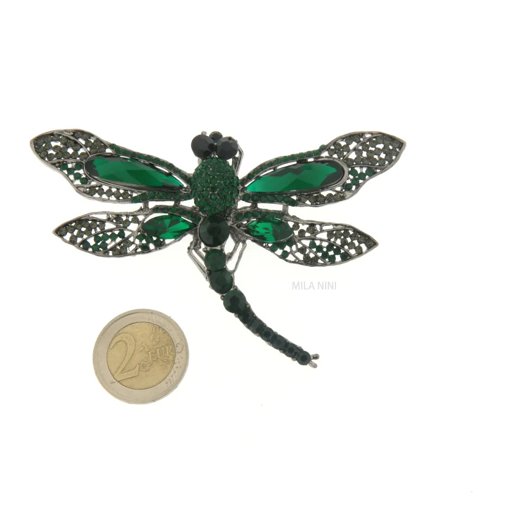 Spilla Grossa con Pietre Colorate - SPM-321-197 10mm