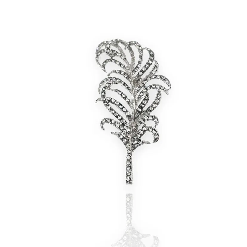 Piuma-Spilla in Metallo - SPM-321-222