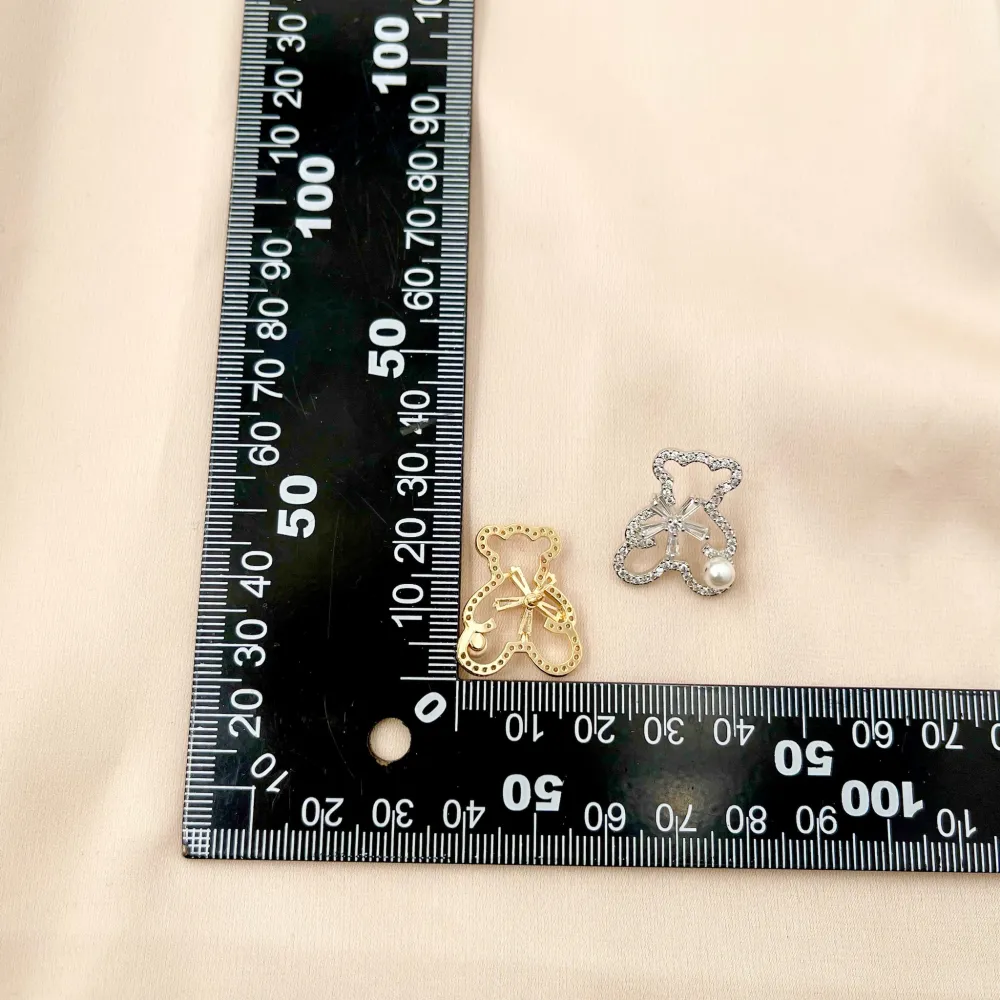 Orsetto-Spilla Piccola con Zirconia - SPM-506-188