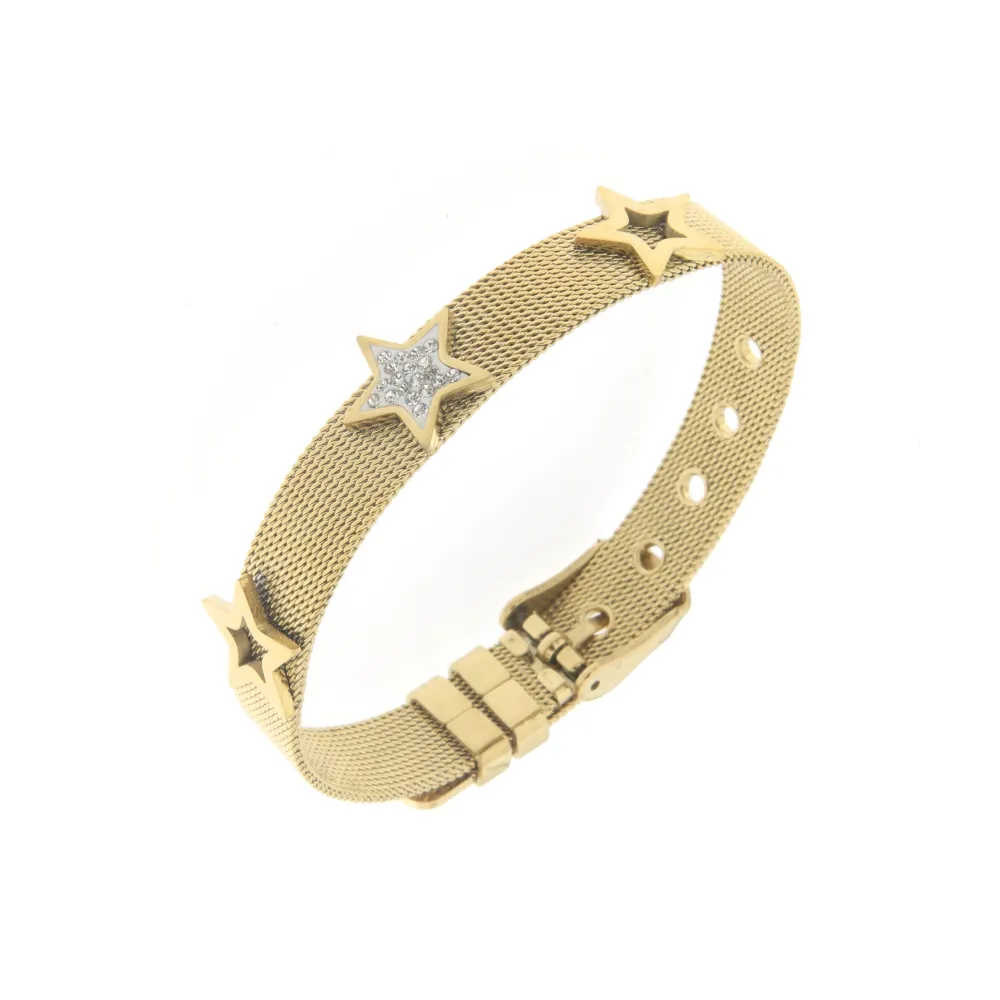Bracciale da Donna In Acciaio - Stella -Bracciale Cinturino Orologio
