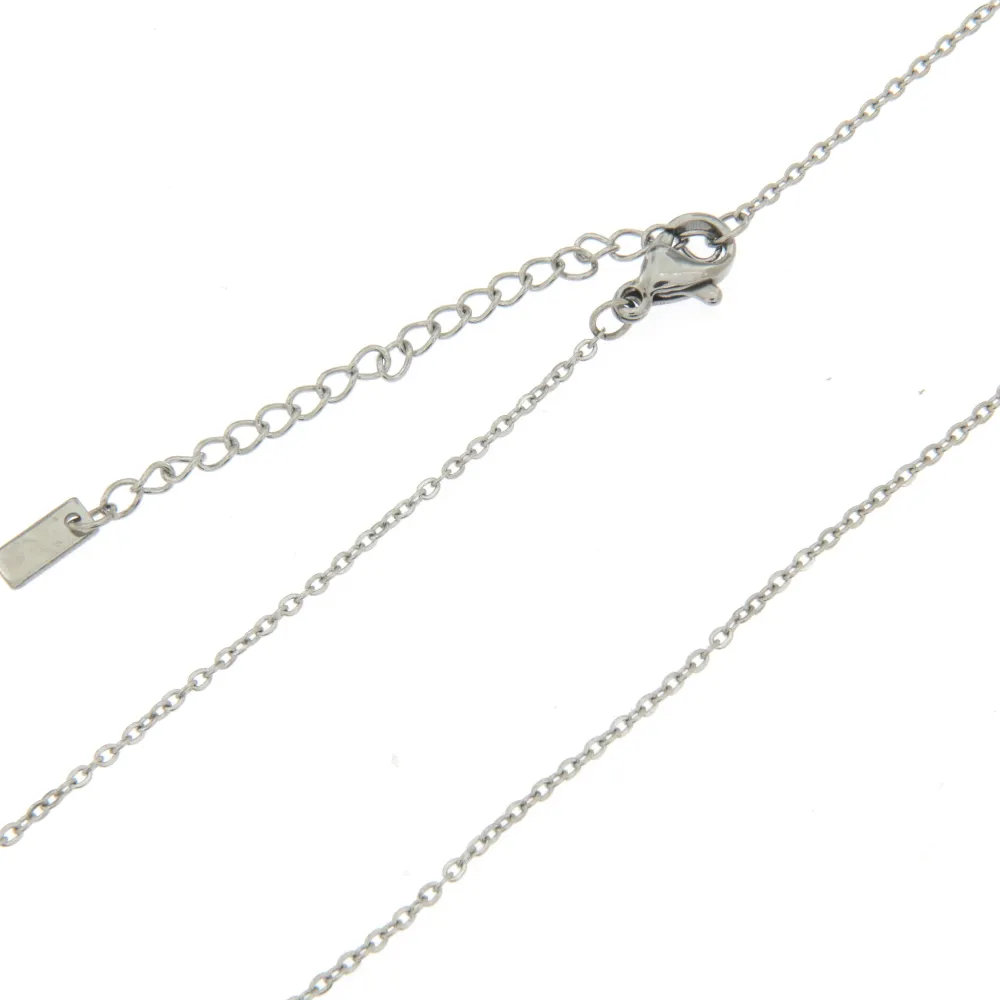 Cinque AdV 3217 - Collana Corta in Acciaio - Tre AdV 3217 - Collana Corta in Acciaio