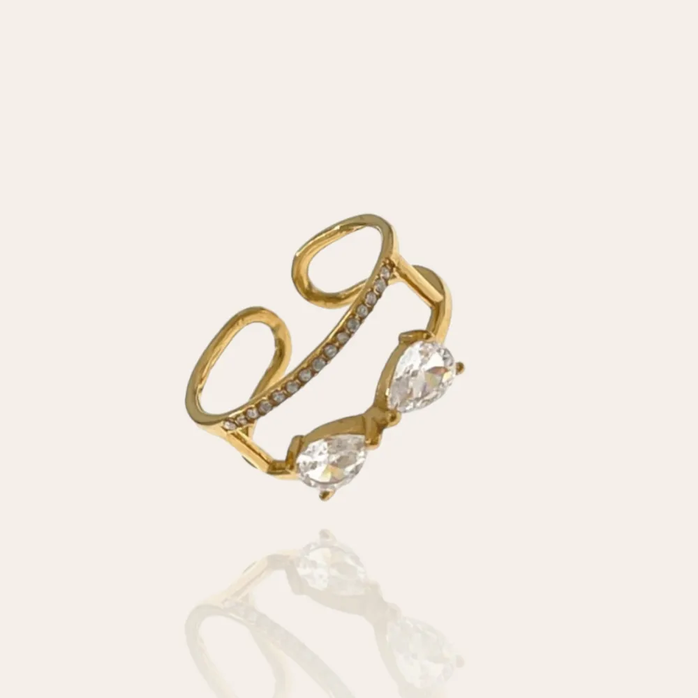 Punto Luce Fiocco-Anello Regolabile in Acciaio - AAR-103-AA4241R