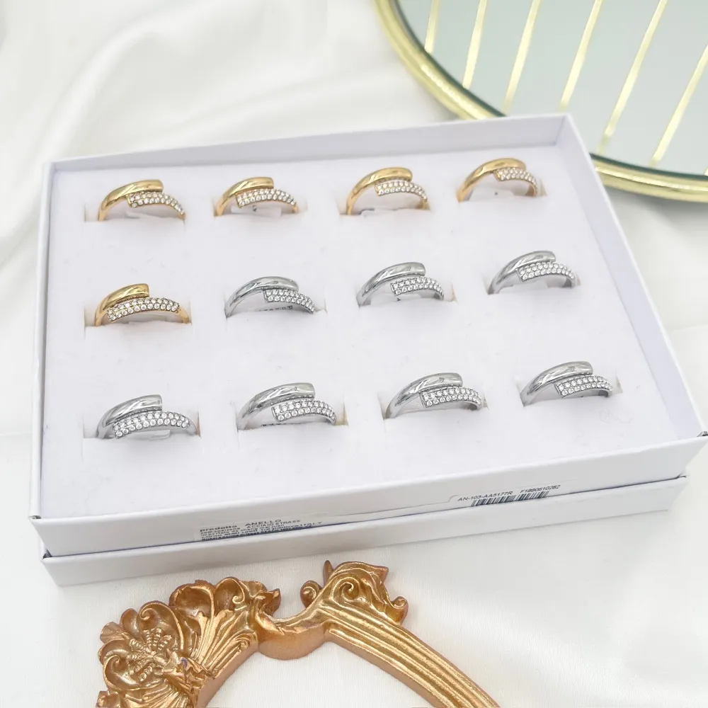 Semplice -Anello Regolabile in Acciaio - AAR-103-AA5169R