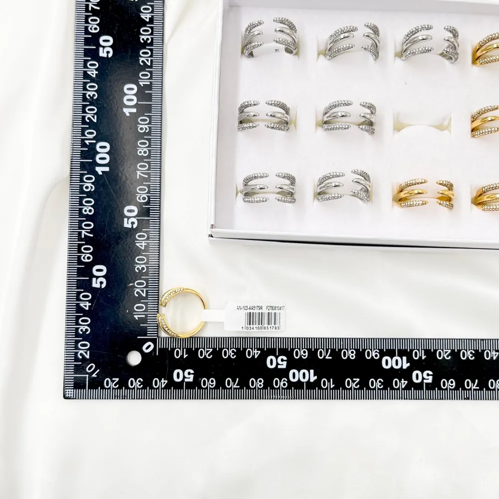 Multifili   -Anello Regolabile in Acciaio - AAR-103-AA5179R