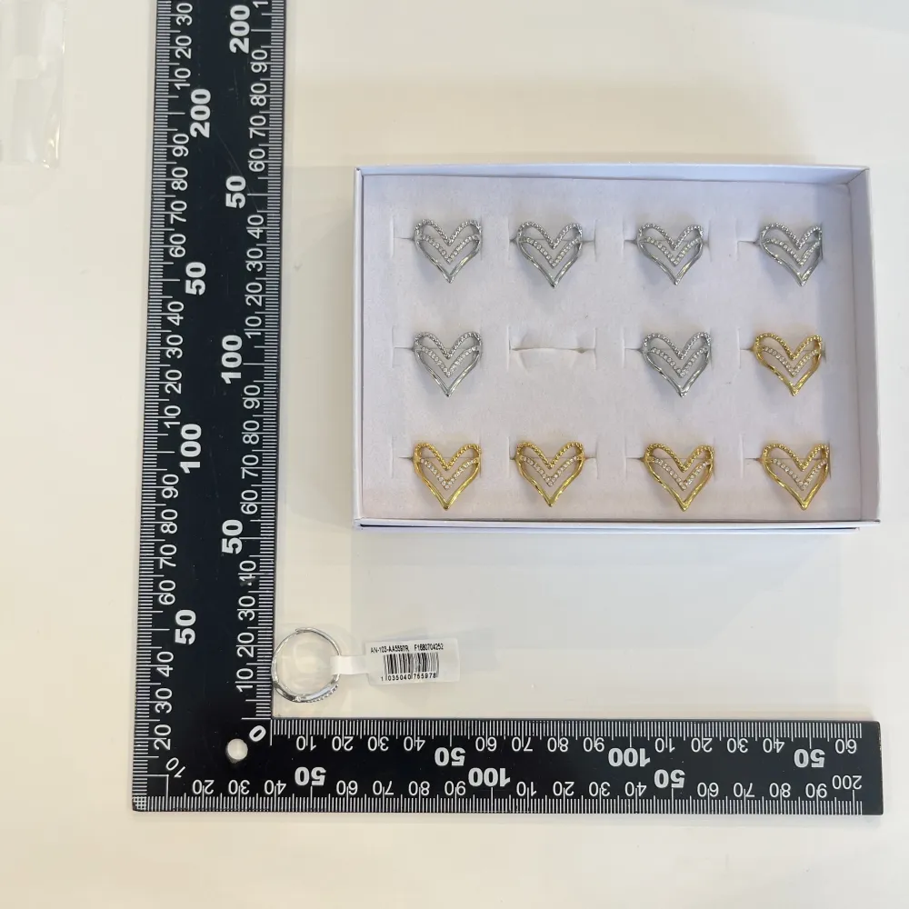 Cuore-Anello Regolabile in Acciaio - AAR-103-AA5597R