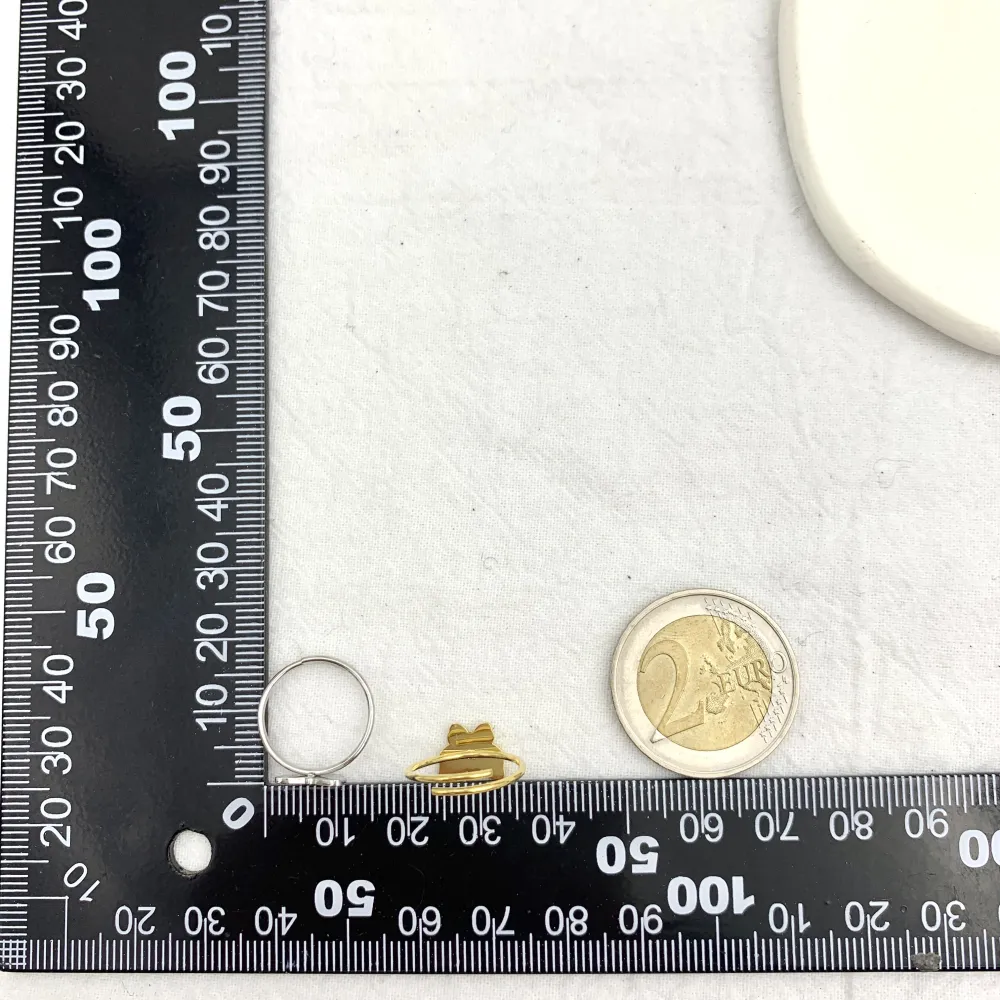 Farfalla Smaltata -60pz Anellini Regolabili da Bambina /da Fran - AAR-103-AA598R