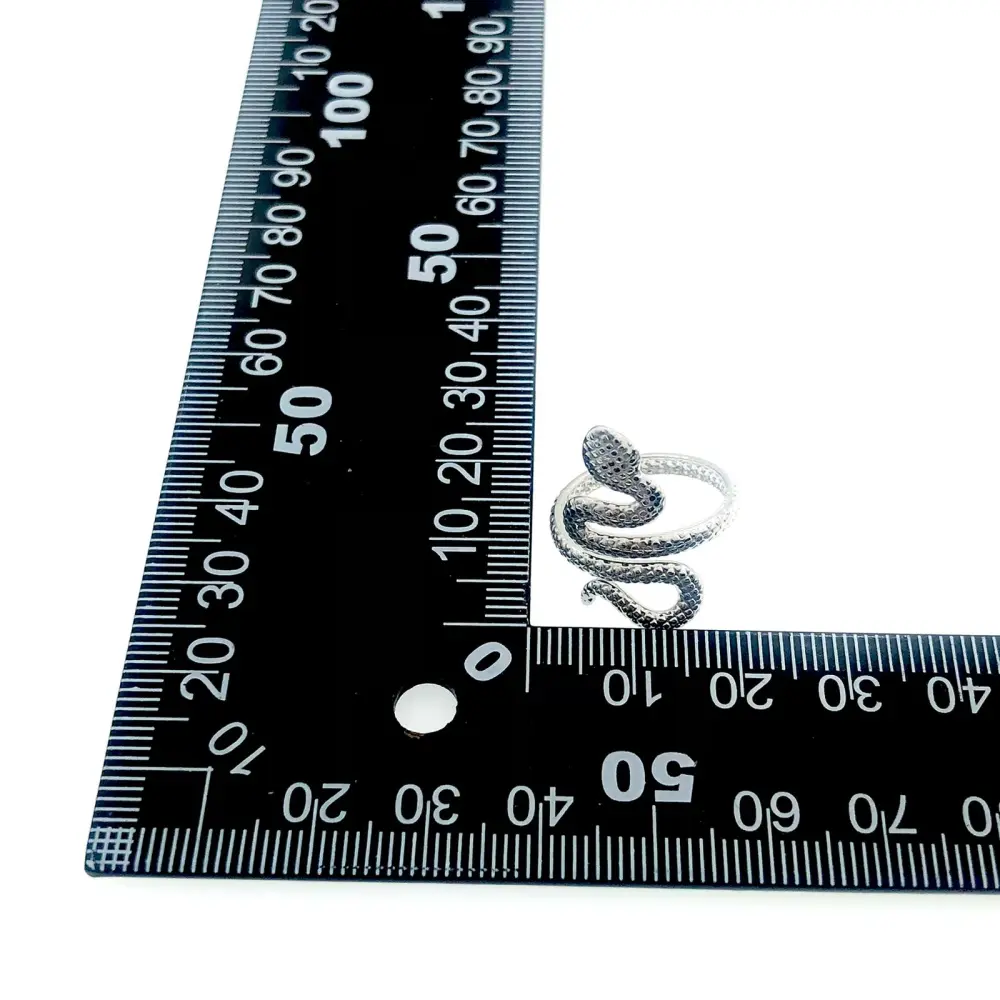 Serpente-12pz Anelli Regolabili in Acciaio - AAR208-229