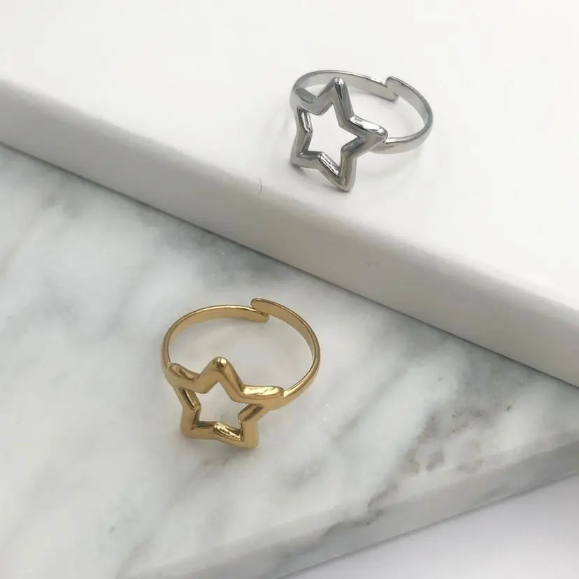 Modelli Assortiti-36pz Anelli regolabili in Acciaio - AAR413-720