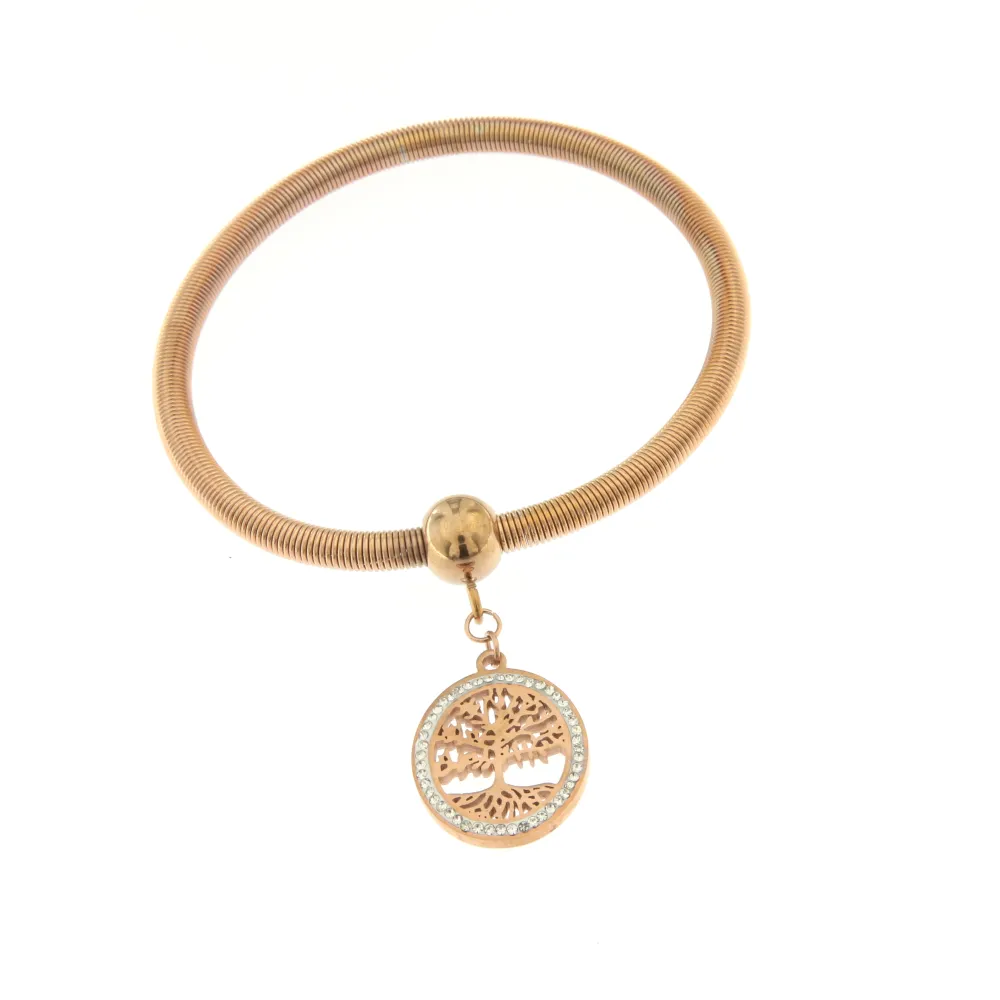 Albero della Vita 1516 - Bracciale a Molla in Acciaio - Albero della Vita 1516 - Bracciale a Molla in Acciaio
