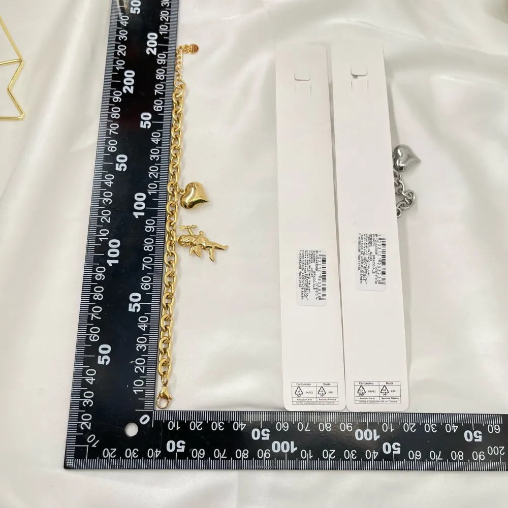 Angelo Cuore-Bracciale in Acciaio con Chiusura - BAC-103-AA3393B