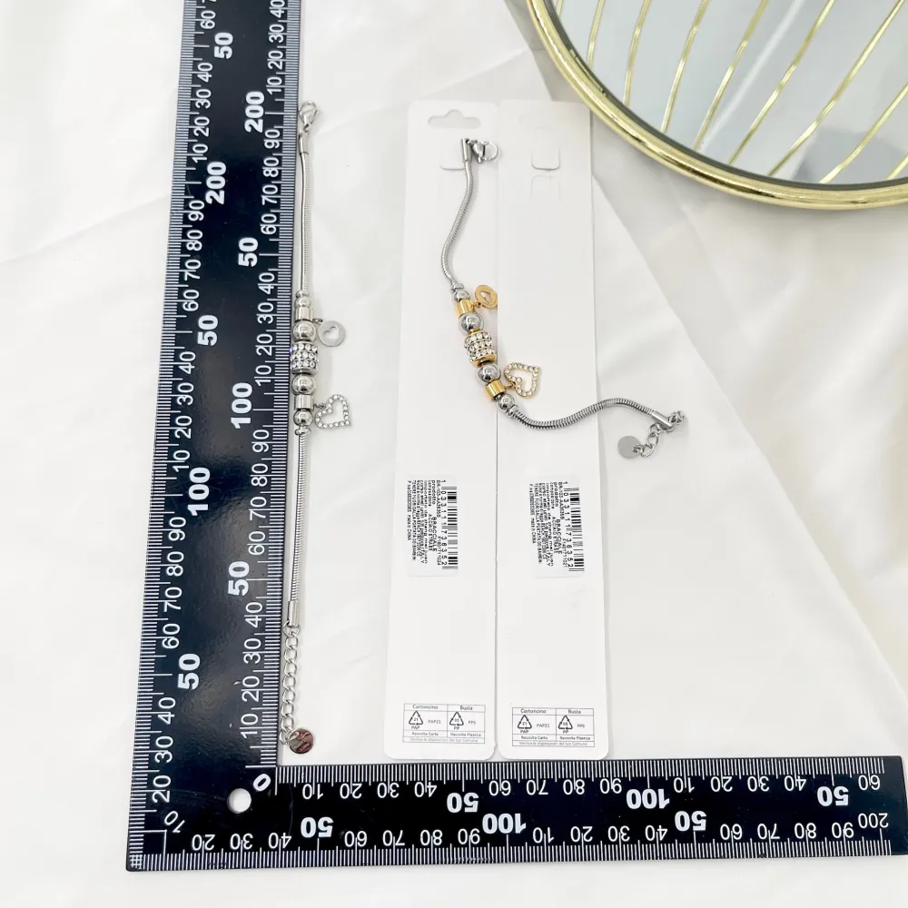 Charmes Cuore Vuoto-Bracciale in Acciaio - BAC-103-AA3636Bb