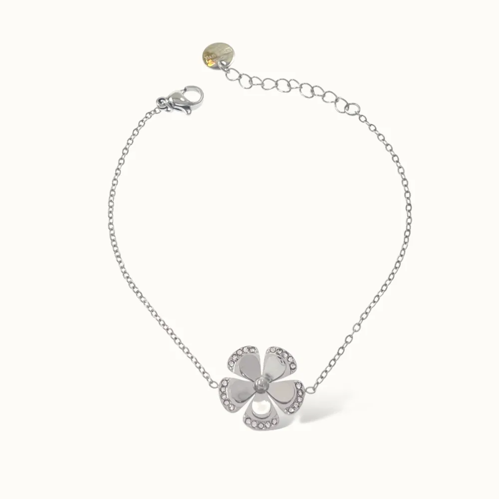 Fiore-Bracciale in Acciaio - BAC-103-AA4144B