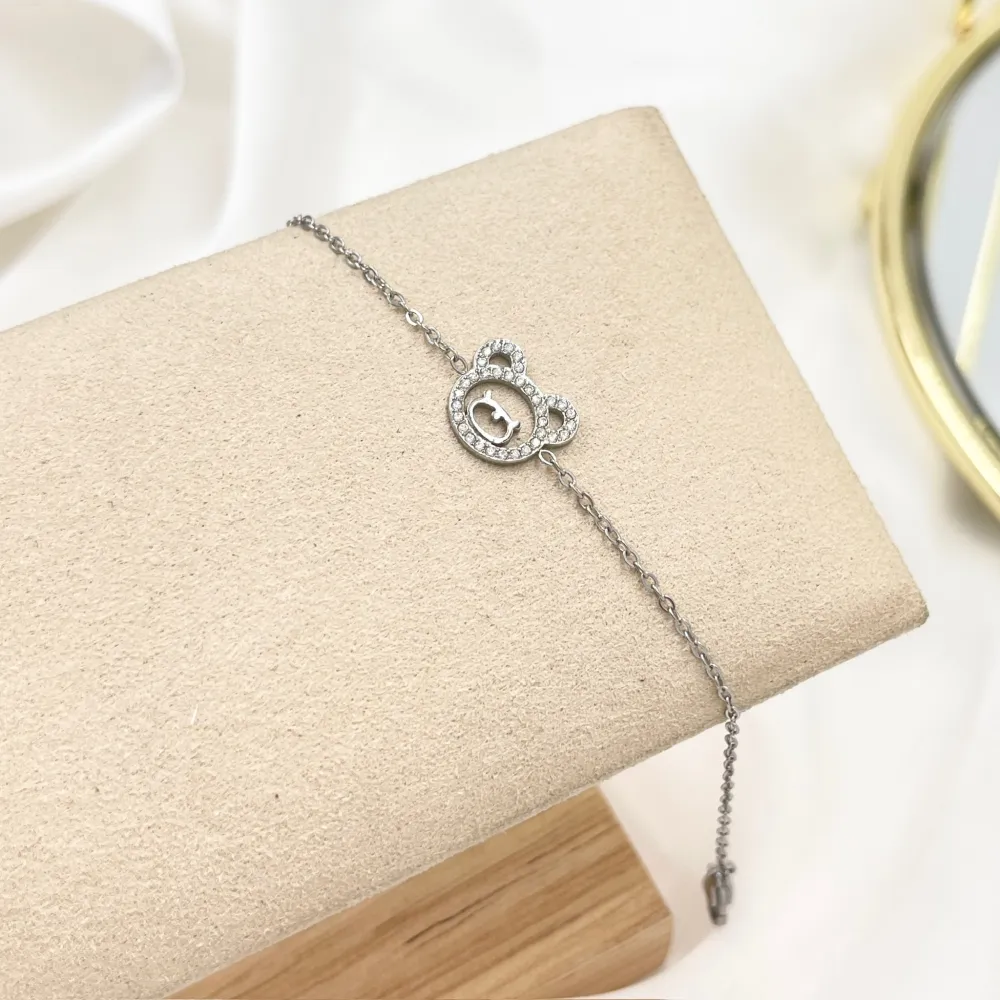 Orsetto-Bracciale in Acciaio - BAC-103-AA4361B