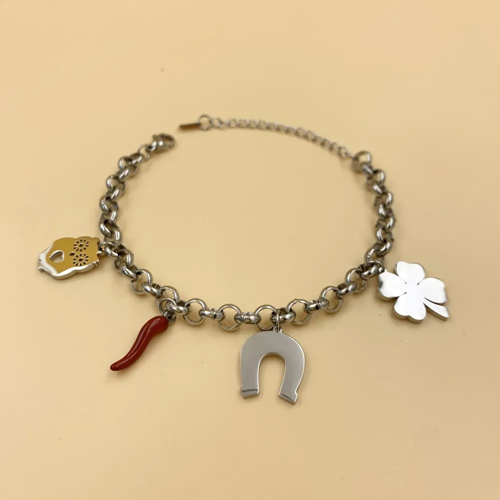 BAC6822-Cornino Fortuna- Bracciale in Acciaio - BAC-413-053