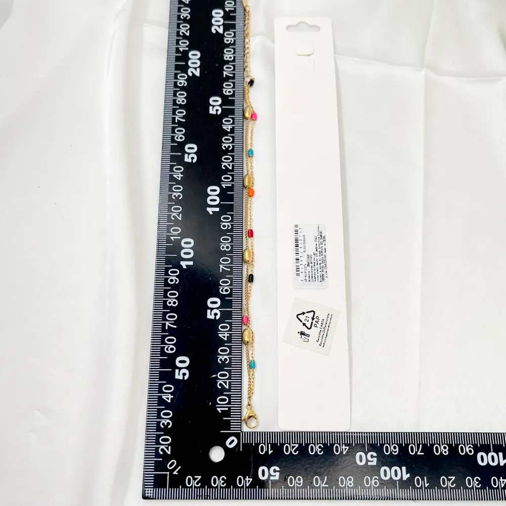 Palline Smaltate-Bracciale in Acciaio - BAC-413-1271