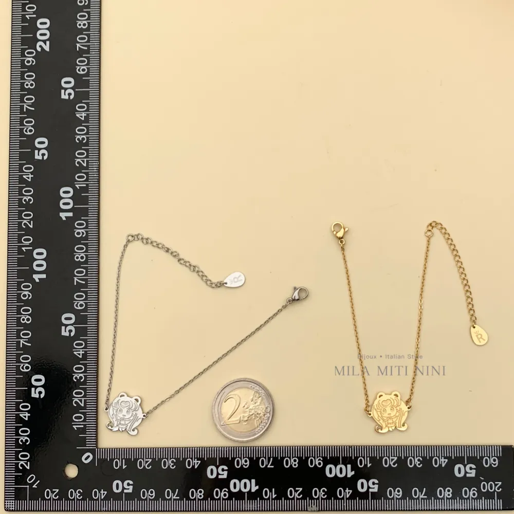 Sailor moon-Bracciale in Acciaio con Chiusura - BAC413-1400