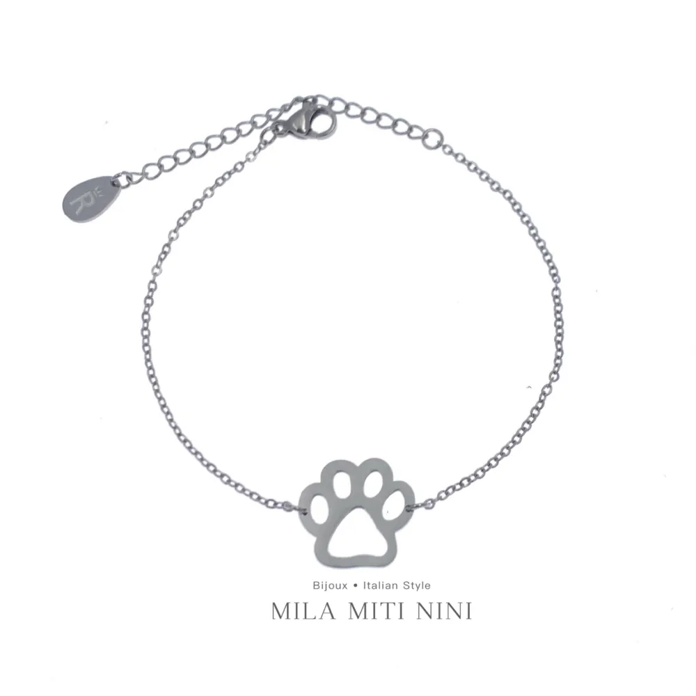 Zampa -Bracciale in Acciaio con Chiusura - BAC-413-1589