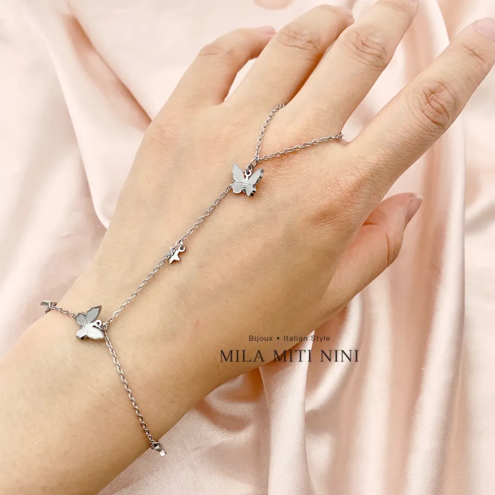 Farfalla-Baciamano in Acciaio - BAC-413-1848