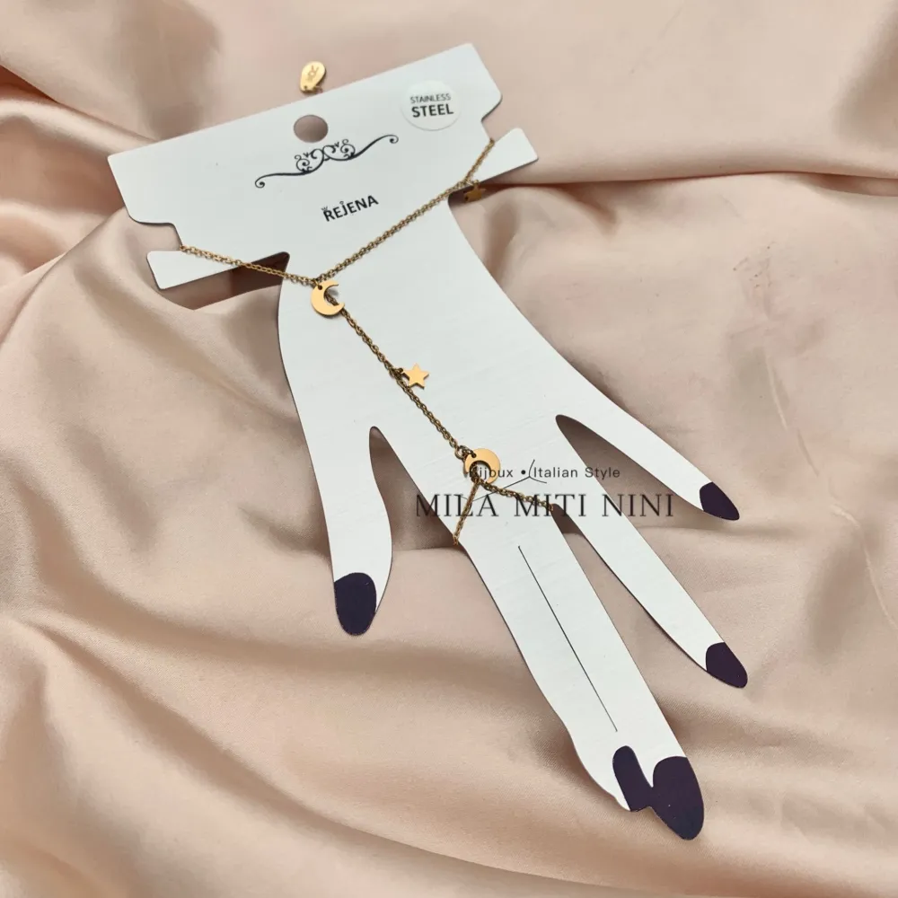 Stella Luna-Baciamano in Acciaio - BAC-413-1882