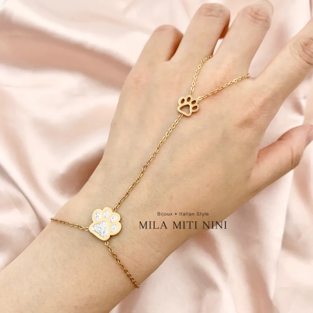 Zampa-Baciamano in Acciaio - BAC-413-1913