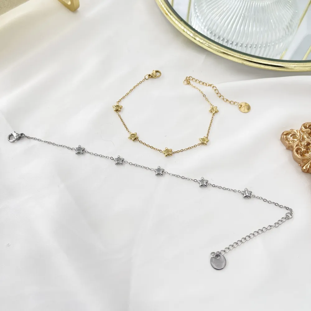 Stella Bombato-Bracciale in Acciaio - BAC-413-3148